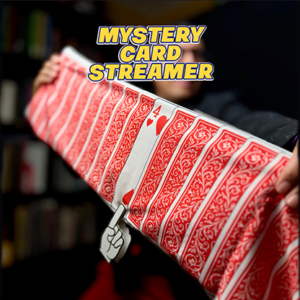 Mystery Card Streamer (4 de corazones rojo)
