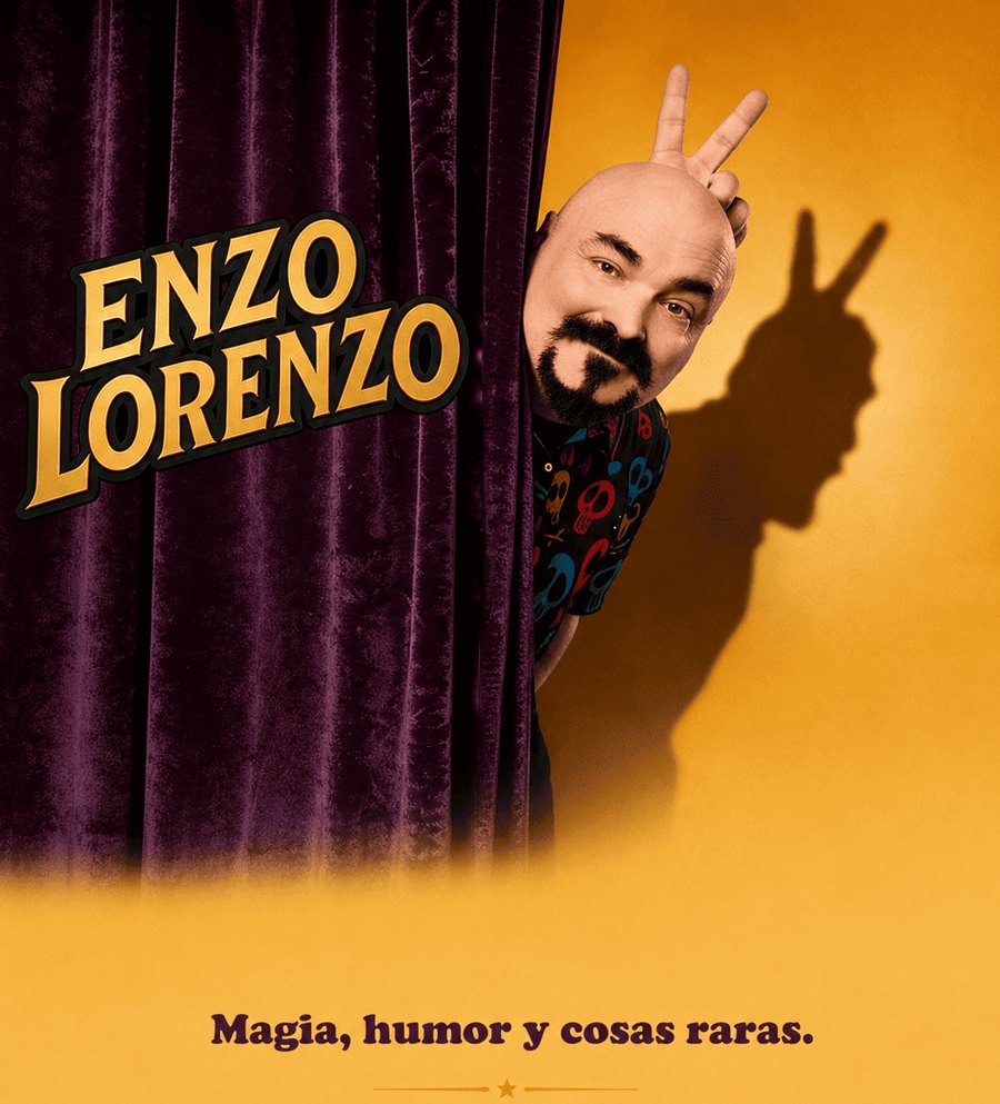 Cartel de Magia con Enzo Lorenzo